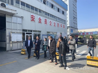 麗水市市場監(jiān)督管理局、浙江省皮革廠行業(yè)協(xié)會、嘉興學(xué)院及浙江省標準化研究院領(lǐng)導(dǎo)蒞臨我司指導(dǎo)工作